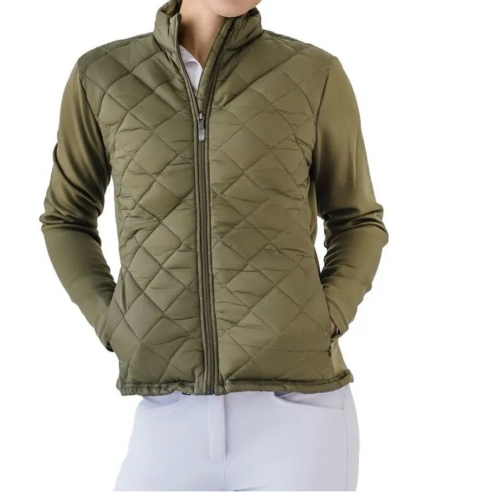 ROMFH Olive Quilted Women's Jacket